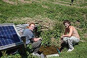 James and Jim at the spring